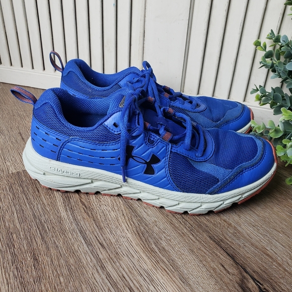 Under Armour Charged Toccoa 2 Blue Tennis Shoes Size 9